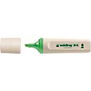 edding Textmarker 24, zu 90 % aus nachwachsenden Rohstoffen, Blauer Engel, nachfüllbar, Schreibfarbe grün, 10 Stck.