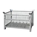 Eichinger-Industrie Gitterbox-Stapelpalette, bis 2000 kg, 4 Seitenwände, Kranösen, B 1000 x T 800 x H 750 mm, Stahl, feuerverzinkt