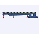 Eichinger-Industrie Teleskoplader für Stapler, 7-stufig teleskopierbar, 950-5000 kg, 2 Wirbellasthaken und Standfuß, Stahl, enzianblau RAL 5010