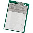 EICHNER Beveiligde besteltas, voor DIN A4 documenten, 10 stuks, incl. sleutelvak, B 230 x D 5 x H 330 mm, groen