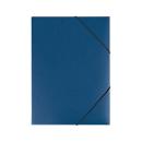EICHNER corner elastic folder, DIN A4, 3 wing flaps, 10 pieces, blue