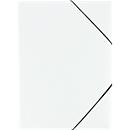 EICHNER corner elastic folder, DIN A4, 3 wing flaps, 10 pieces, white