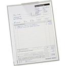 Eichner 'Light' besteltas, met sleutelvak, B 230 x D 5 x H 330 mm, 10 stuks, lichtgrijs/transparant