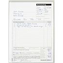 Eichner "Light" besteltas, zonder sleutelvak, B 230 x D 5 x H 330 mm, 10 stuks, lichtgrijs/transparant