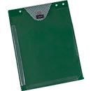 EICHNER Pochette de commande Jumbo, DIN A4, soufflet extensible, fermeture velcro, compartiment à clés, vert, 10 pièces