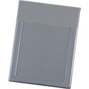 Eichner PVC schakelplaat, DIN A6, 20 mm vulcapaciteit, zelfklevend, rekzak, B 118 x H 185 mm, transparant