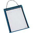 EICHNER 'Robuuste' besteltas, geschikt voor DIN A4, verstevigde naden, kartonnen rug, blauw, 10 stuks
