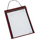 EICHNER "Robuuste" besteltas, geschikt voor DIN A4, verstevigde naden, kartonnen rug, rood, 10 stuks