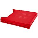 Eichner Wandfolderhouder BIG, B 262 x D 42 x H 302 mm, vulhoogte 34 mm, rood