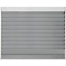 Eichner werkplaatsplanner, brede uitvoering, 10 rails, voor maximaal 50 A4-bestelvakken, B 1580 x H 1282 mm, kunststof, grijs