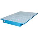 Einhängewannen für Plattenregal Typ EHW 1800, blau RAL5012
