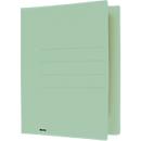 Einlagemappe Biella, DIN A4, bis 90 Blatt, L 330 x B 265 x H 1 mm, Karton, grün