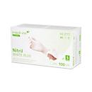 Einmalhandschuhe Medi-Inn® PS Nitril White Plus, für links/rechts, puderfrei, nicht steril, allergikergeeignet, Größe S, Nitril, weiß, 100 Stück