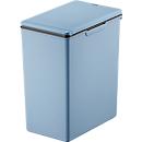 EKO Abfalleimer Morandi Touch, platzsparend, Touch Bar-Mechanismus, Kunststoff, B 206 x T 325 x H 400 mm, 20 Liter, blau