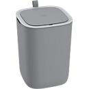 EKO Morandi Smart sensor afvalbak, kunststof, sensor &amp; touch bediening, afsluitring, B 249 x D 249 x H 337 mm, 12 liter, grijs