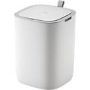 EKO Morandi Smart sensor afvalbak, kunststof, touch bedieningspaneel, reukloze afdichtring, B 249 x D 249 x H 337 mm, 12 liter, wit