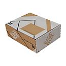 Elco emballage d'expédition avec fermeture enfichable, carton ondulé à 1 cannelure, dimensions intérieures 325 x 240 x 105 mm, FSC Mix, brun/noir/blanc, 20 pcs.