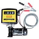 Electric pump CEMO Cematic 3000/12 K33 AZ, 12 V, 40 l/min, self-priming, counter, nozzle gun, filling hose 4 m