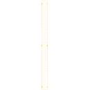 Élément de grille, en acier, l. 150 x H 2086 mm, jaune