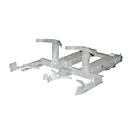 Elévateur de fûts BAUER FH-II, acier, capacité de charge de 600 kg, pour fûts de 120 l, L 980 x P 1330 x H 385 mm, galvanisé