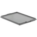 End cap EF D 43 for European standard box dimensions, grey