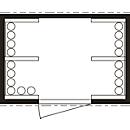 Entrepôt pour bouteilles de gaz SAFE LIF GM 348 - avec plancher en caillebotis galvanisé