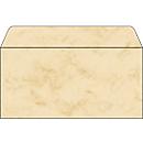 Enveloppen Marmor, beige, 50 stuks