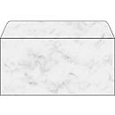 Enveloppen Marmor, grijs, 50 stuks