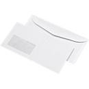 Enveloppes 114 x 229 mm (format C5/6) blanc Offset, 1000 p., avec fenêtre à gauche