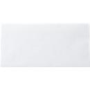 Enveloppes blanches, 110 x 220 mm (DL), 80 g/m², avec fermeture adhésive, papier recyclé, sans fenêtre, 250 pièces