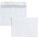 Enveloppes blanches 114 x 162 mm (C6), 80 g/m², sans fenêtre, autocollantes et avec bande de protection, paquet de 500 pièces