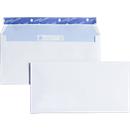 Enveloppes blanches, C6, sans fenêtre, avec pate adhésive, paquet de 500