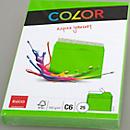 Enveloppes colorées, C6, vert, 25 p.