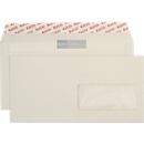 Enveloppes ELCO, DIN long plus, gris, avec fenêtre à droite, 500 pcs