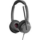 EPOS IMPACT 860 ANC headset, binauraal, bedraad, USB-C naar USB-A, UC-geoptimaliseerd, 4 microfoons + hybride adaptieve ANC, draagtas, zwart