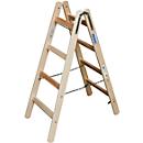 escada dupla degrau, madeira, diferentes tamanhos