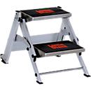 Escadote de segurança, sem varão, alumínio