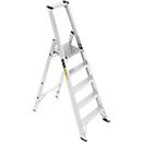 Escadote profissional com plataforma, alumínio