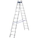 Escalera de doble peldaño, 20 peldaños, + bolsa de herramientas GRATIS