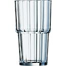 ESMEYER Verre à long drink Norvege, volume 0,32 l, incassable, empilable, transparent, 6 pièces