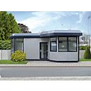 Espaço móvel, C 1045 x L 1045 mm, para instalações exteriores, com chão