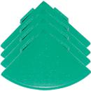 Esquinas para rejilla para suelo Yoga Rost®, verde, 4 unidades