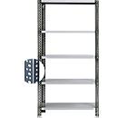 Estante complementar FIX Perfil 2, A 1920 mm, 5 prateleiras, galvanizada