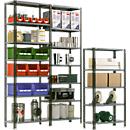 Estante complementar FIX Perfil 2, A 1920 mm, 5 prateleiras, pintada