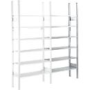 Estantería SSI Schäfer R3000, estantería adicional, 7 estantes revestidos. Estantes, ancho 1025 x fondo 800 mm.