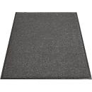 Esteras antipolvo Eazycare Aqua, de secado rápido, resistentes a los colores y a los rayos UV, 600 x 900 mm, olefina, gris
