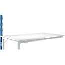 Estructura pórtica adicional, bajo, Mesa de extensión STANDARD mesa de trabajo/banco de trabajo UNIVERSAL/PROFI, azul brillante