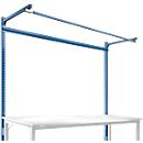 Estructura pórtica adicional con brazo saliente, Mesa básica SPEZIAL mesa de trabajo/banco de trabajo UNIVERSAL/PROFI, 2000 mm, azul brillante