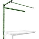 Estructura pórtica adicional con brazo saliente, Mesa de extensión SPEZIAL mesa de trabajo/banco de trabajo UNIVERSAL/PROFI, 1500 mm, verde reseda