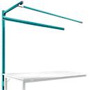 Estructura pórtica adicional con brazo saliente, Mesa de extensión SPEZIAL mesa de trabajo/banco de trabajo UNIVERSAL/PROFI, 1750 mm, azul agua